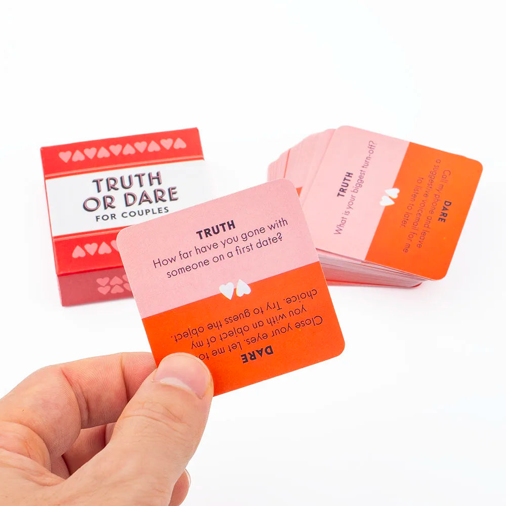 Truth or Dare Couples Card Game – 51 Sexy & Fun Questions for Date Nights