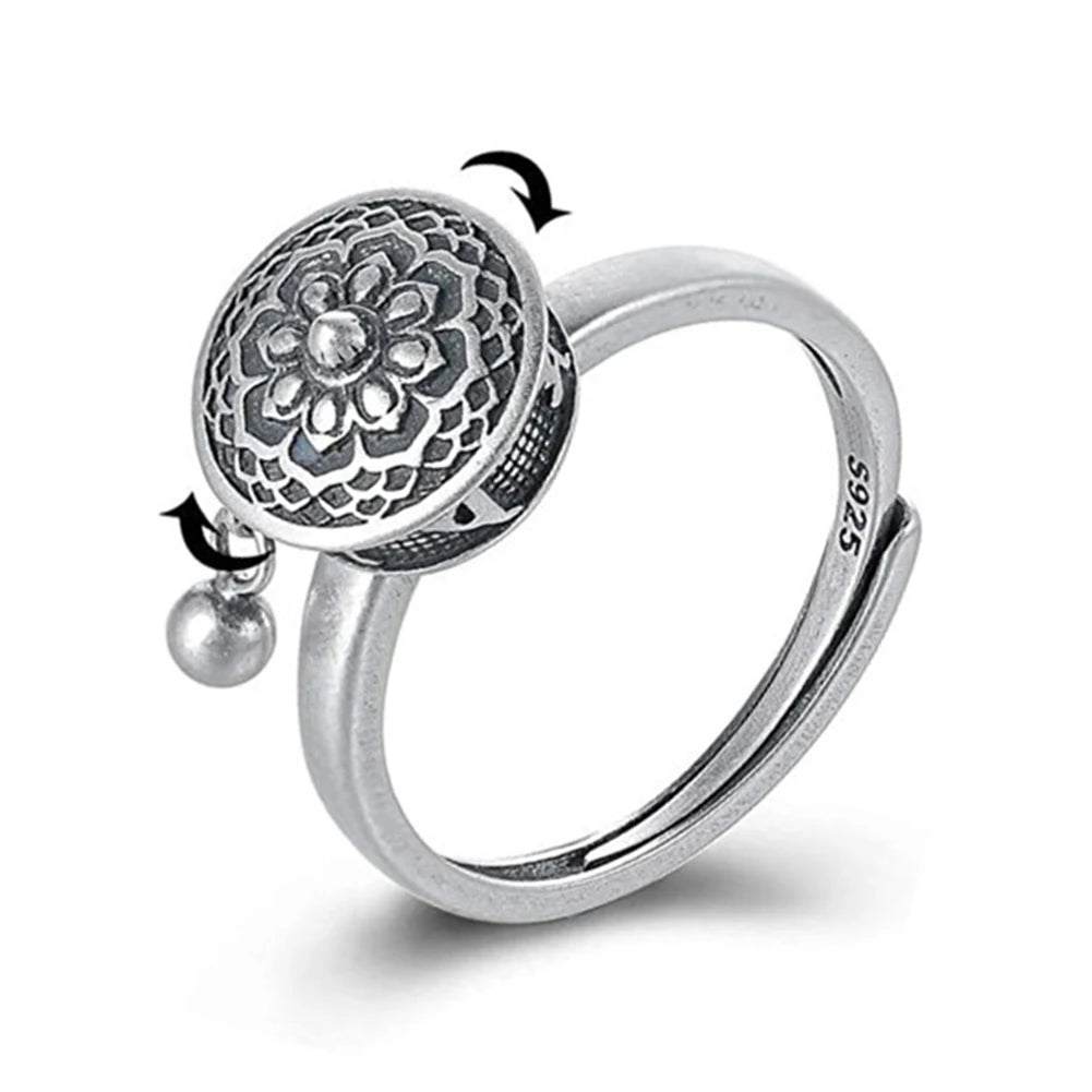 Rotation Lotus Seat Rings for Anxiety Stress Relief Women Mood Management Gifts