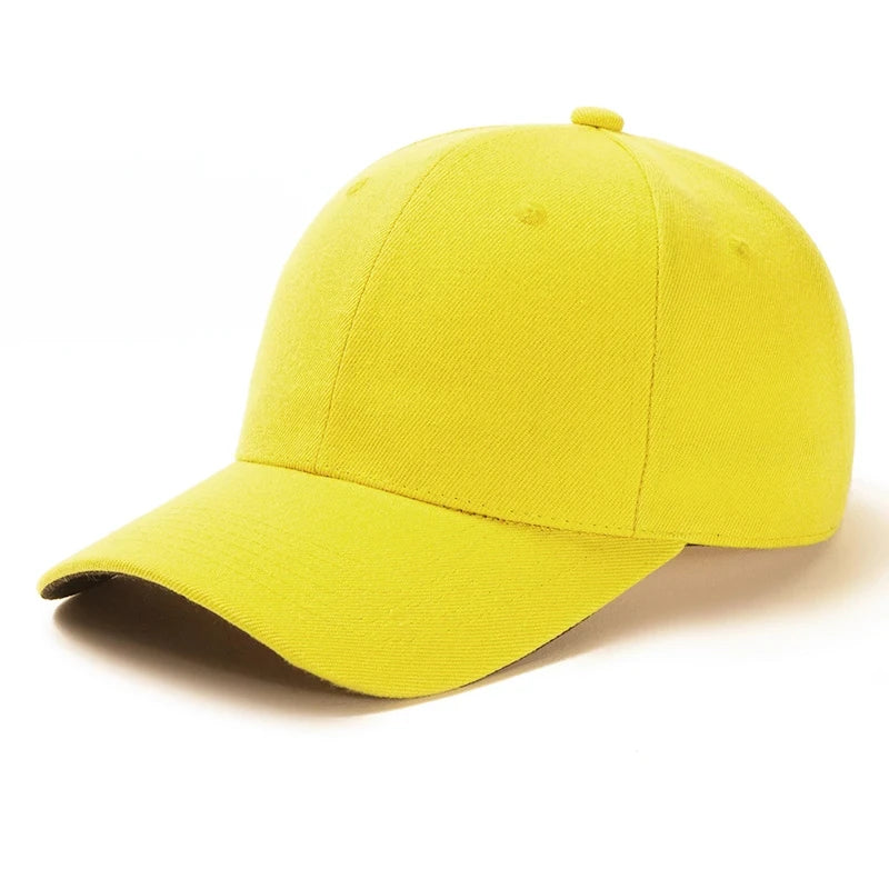 Unisex Plain Adjustable Snapback Baseball Cap – Street Dad Hat
