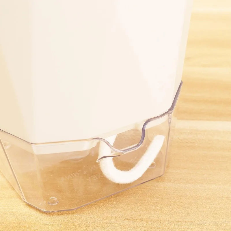 Self-Watering Plant Pot with Clear Reservoir – Breathable Indoor Planter