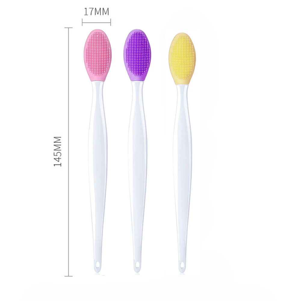 Silicone Facial Cleansing Brush – Exfoliating Blackhead & Pore Cleaner Set
