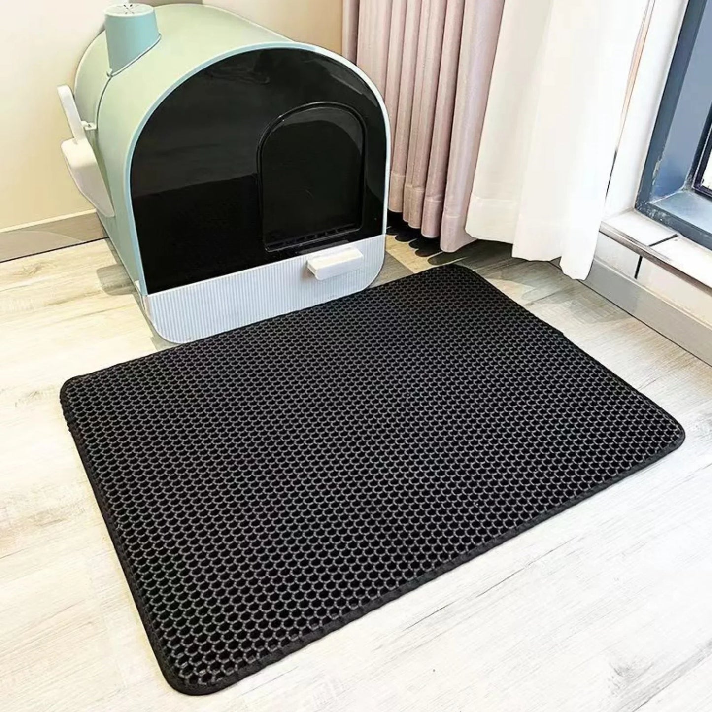 Extra Large Cat Litter Mat – Waterproof 2-Layer Non-Slip Washable Floor Protector