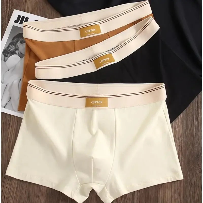 3-Pack Men's Breathable Cotton Boxer Shorts – Comfortable Everyday Underwear