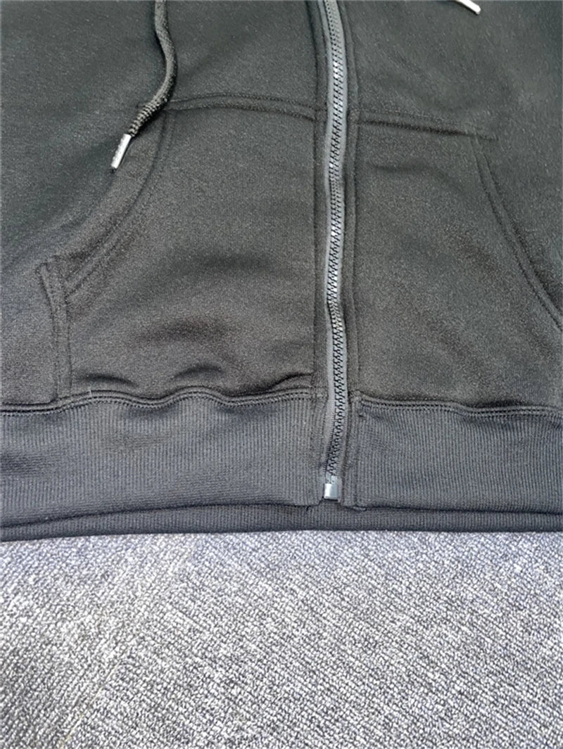 Zipper Hoodies Women/Men Trendy Long Sleeve Hooded Fleece Sweatshirt Casual Campus Streetwear Sportswear Hot Sales High Quality