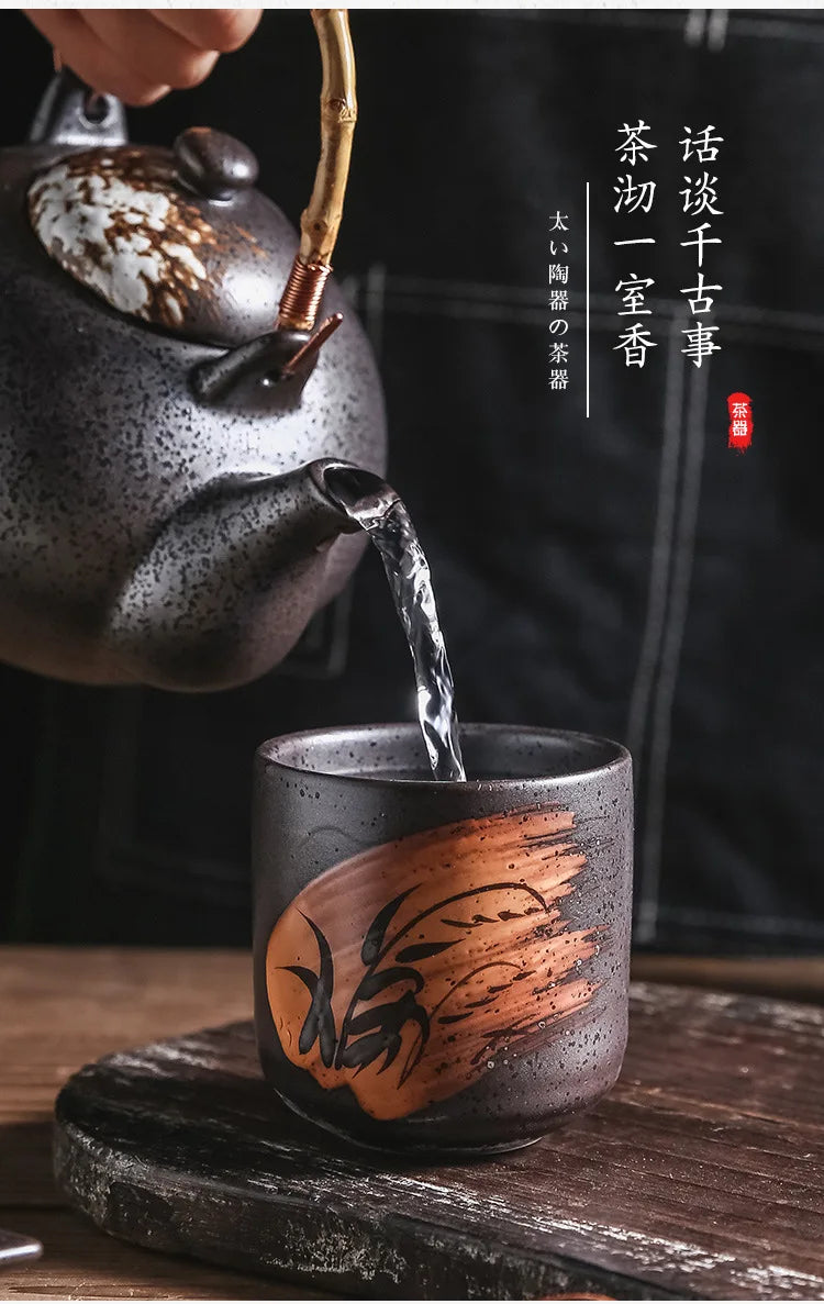 Japanese Ceramic Coffee & Matcha Stacking Cups – Stackable Sake & Water Cups