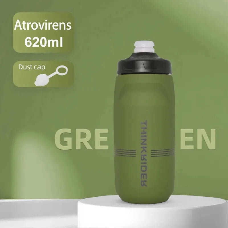 ThinkRider MTB Cycling Water Bottle – 620ml & 750ml Squeeze Sports Bottle