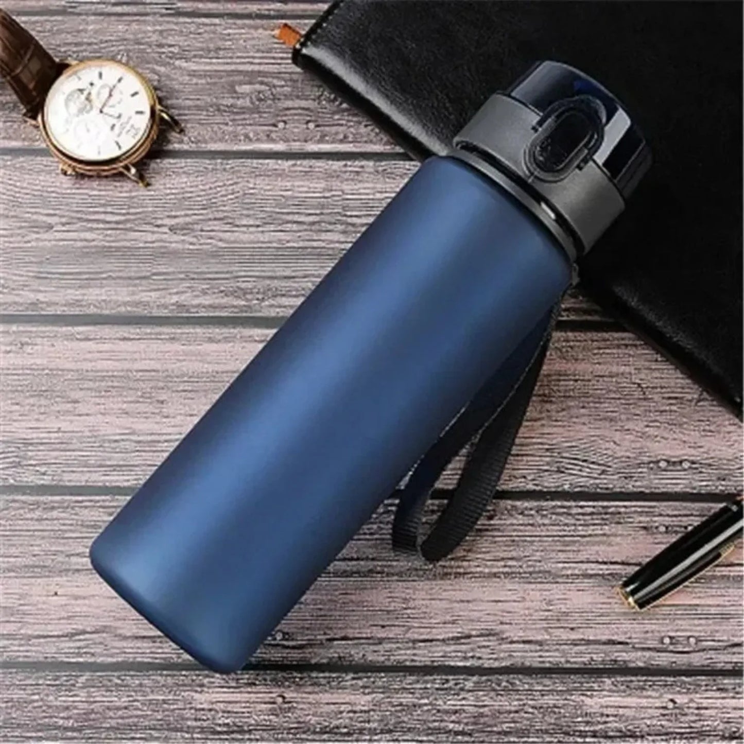 Leak-Proof BPA-Free Sports Water Bottle – 400ml & 560ml with Time Marker