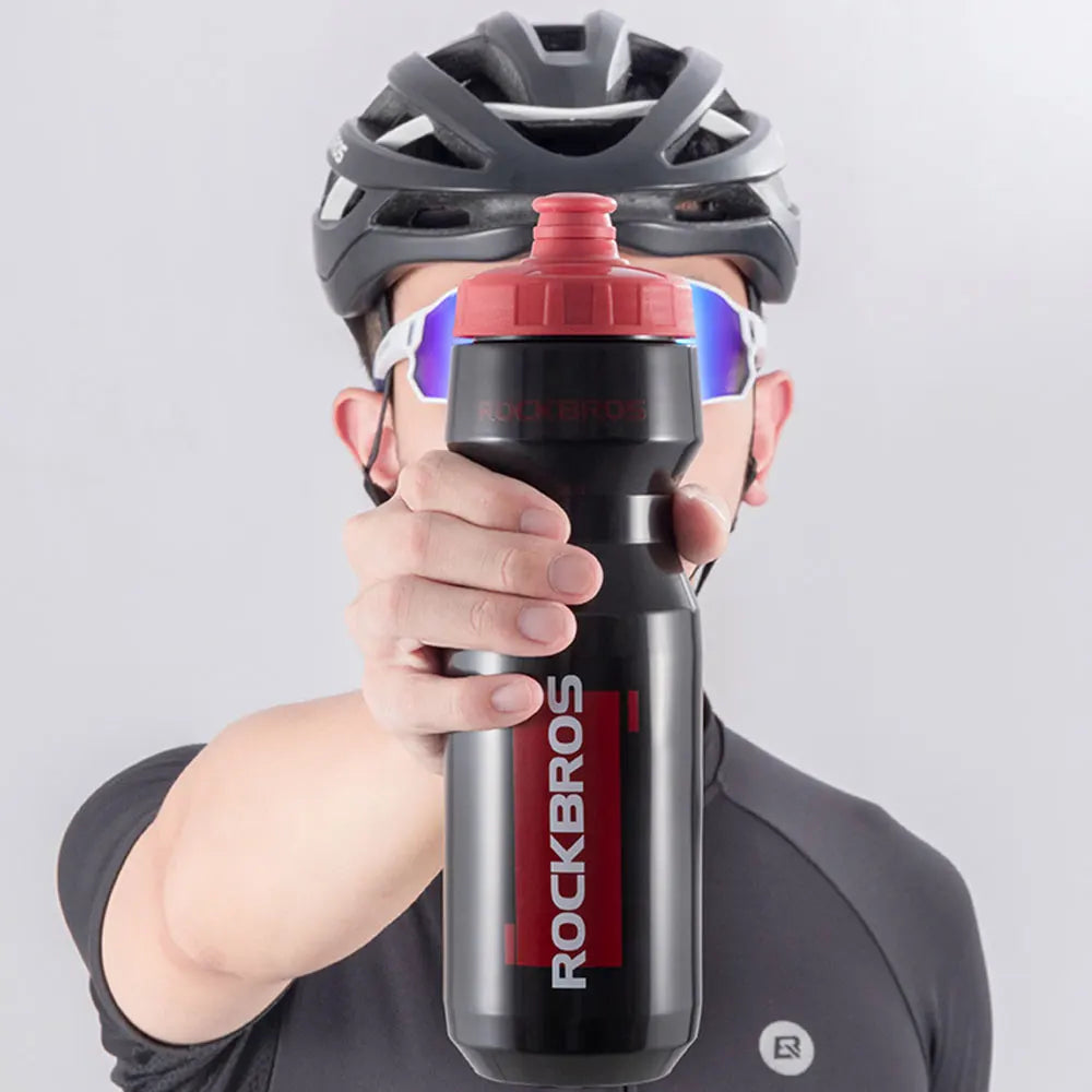 ROCKBROS Cycling Water Bottle & Cage Set – 750ml BPA-Free Sports Bottle