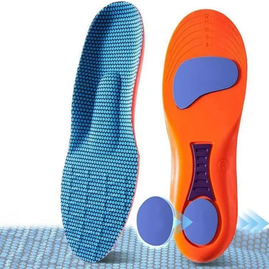 Sport Shock-Absorbing Insoles – Breathable Deodorant Cushion for Running