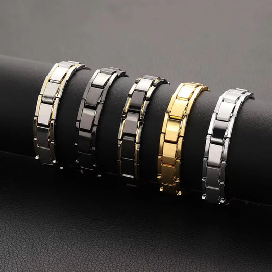 9mm Italian Style Stainless Steel Elastic Bangle Bracelet – Men & Women