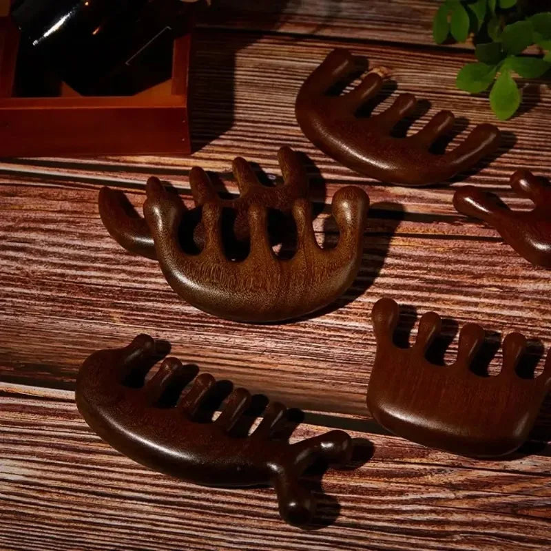 Gua Sha Massage Comb – Wide Tooth Facial & Scalp Scraping Tool