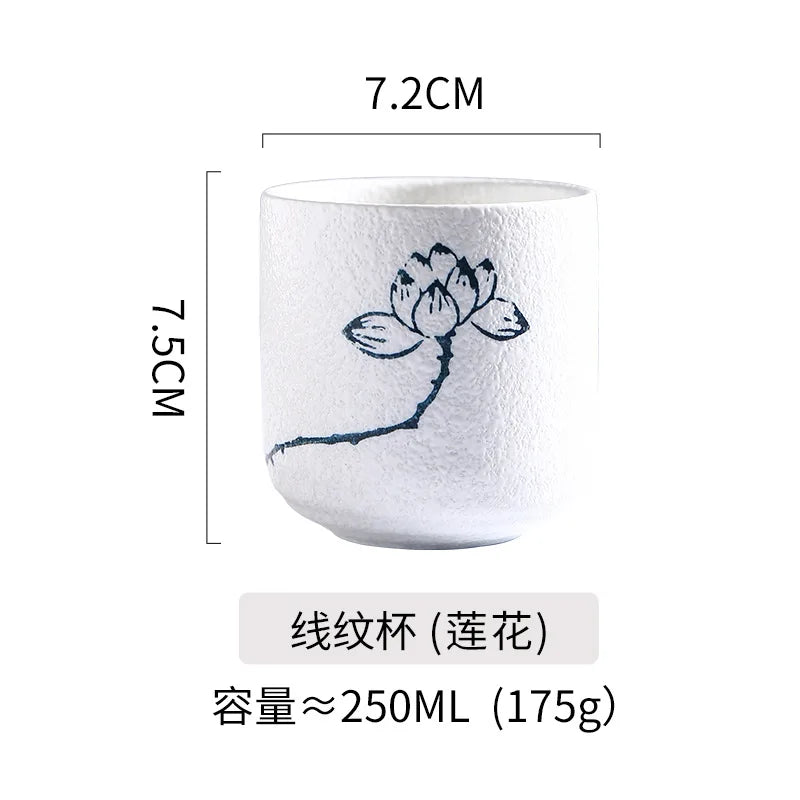 Japanese Ceramic Coffee & Matcha Stacking Cups – Stackable Sake & Water Cups