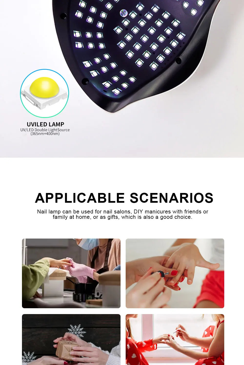 SUN X25MAX 81LED UV Lamp for Nails Drying Quick Curing All Gel Nail Polish Professional Powerful UV Light Dryer Manicure Salon