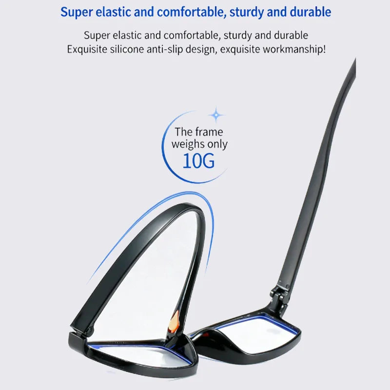 Classic HD Reading Glasses, Ultra-Light High Definition Anti-Blue Light Eyewear for Daily Use Lightweigh and Durable