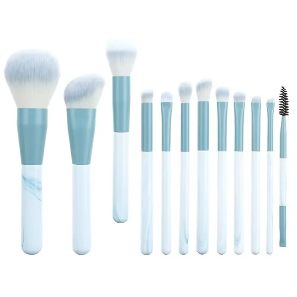 13-Piece Professional Makeup Brush Set – Eye Shadow, Foundation & Blush Brushes