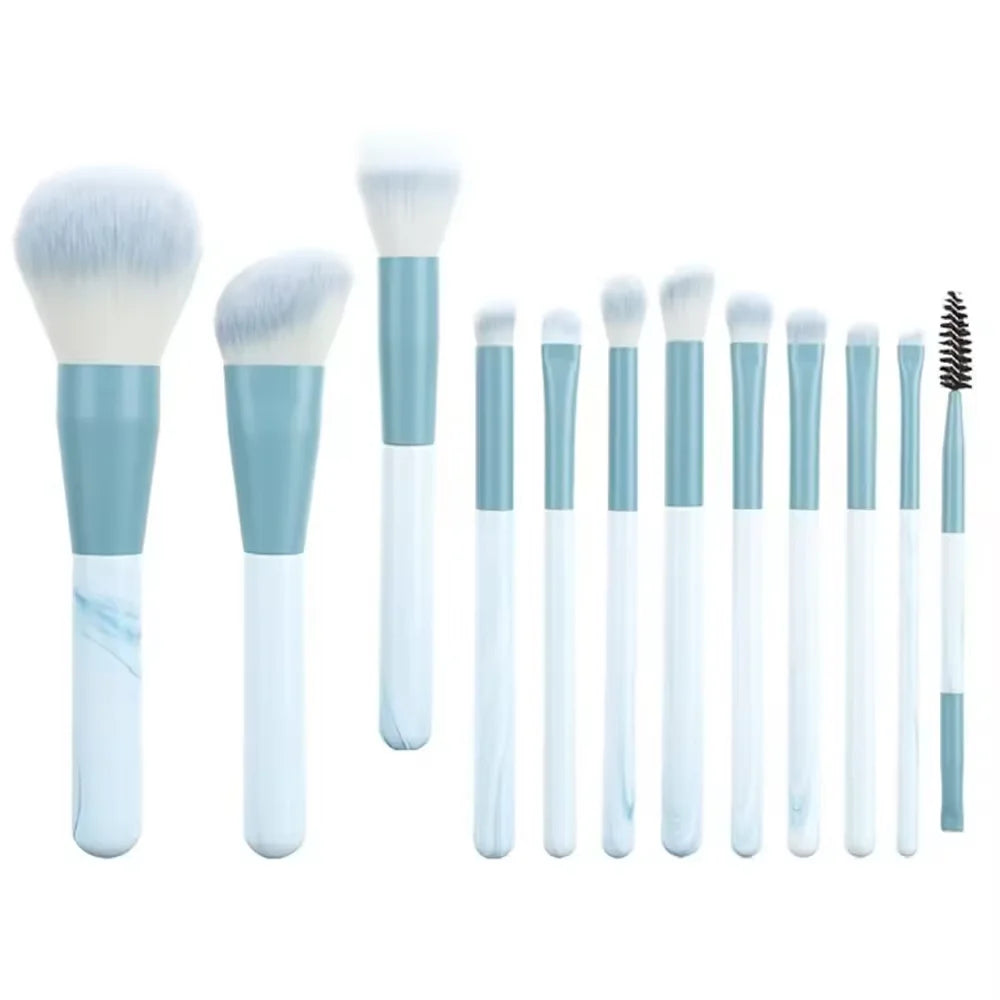 13-Piece Professional Makeup Brush Set – Eye Shadow, Foundation & Blush Brushes