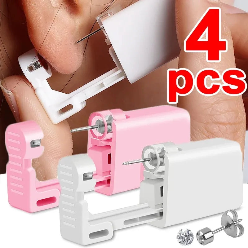 Disposable Safe Ear & Nose Piercing Tool Kit – Sterile Stud Gun Set