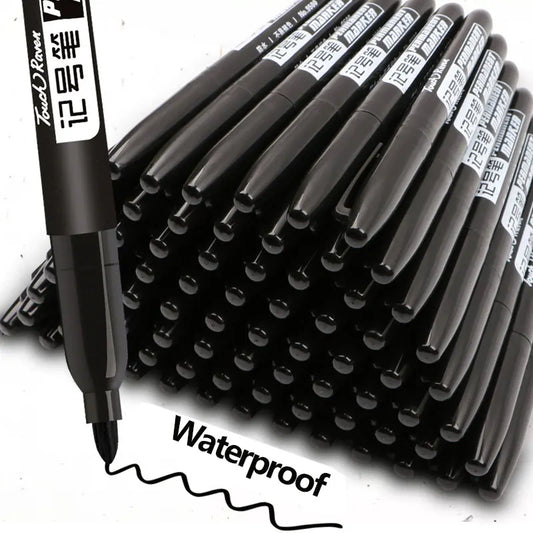 6-Piece Waterproof Permanent Marker Pen Set – Manga & Sketch Drawing