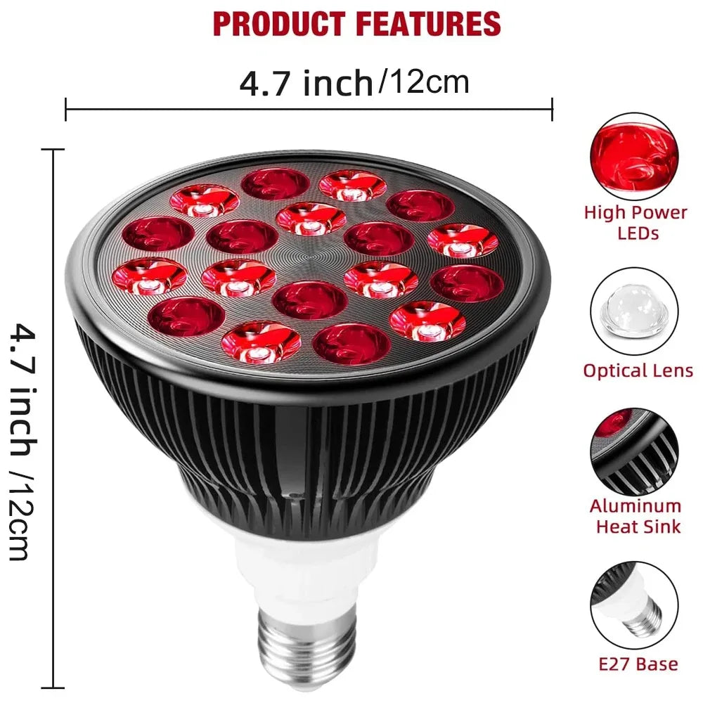 54W Infrared Red Light Therapy Panel – Skin Health & Muscle Recovery Device