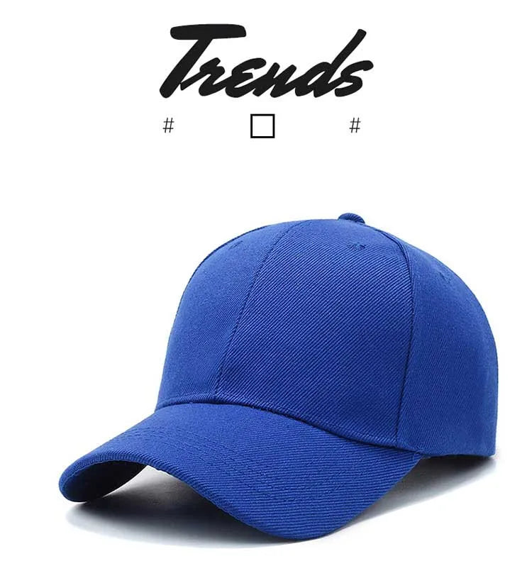 Unisex Plain Adjustable Snapback Baseball Cap – Street Dad Hat