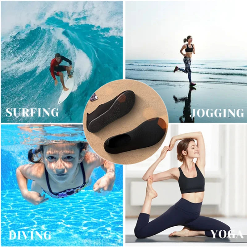 Quick-Dry Amphibious Water Shoes – Barefoot Feel Beach & Swim Sneakers