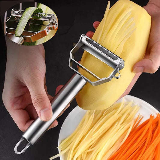 Stainless Steel Double-Head Vegetable & Fruit Peeler