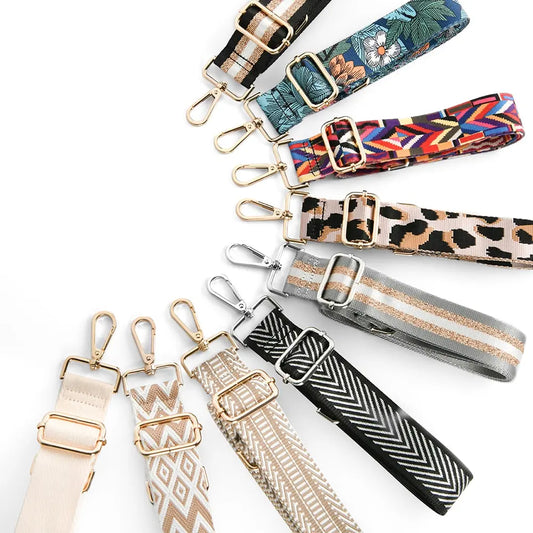 Adjustable Replacement Bag Strap – Guitar Print Crossbody Shoulder Belt