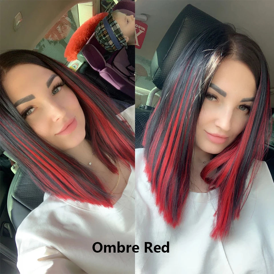Bone Straight Synthetic Hair Bundles – Natural Super Long Yaki Straight Hair Weaving Extensions