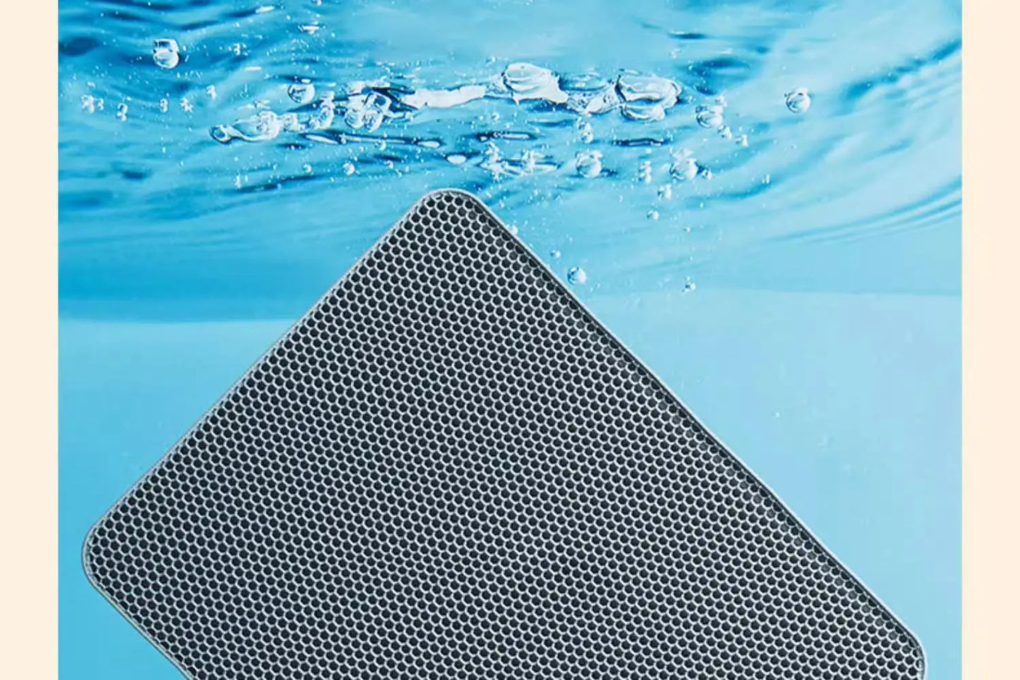 Extra Large Cat Litter Mat – Waterproof 2-Layer Non-Slip Washable Floor Protector