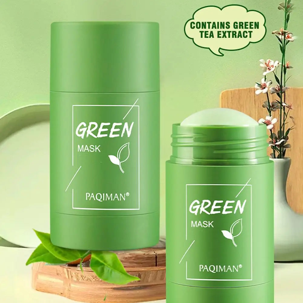 Korean Green Tea Purifying Face Mask – Deep Pore Cleansing & Moisturising