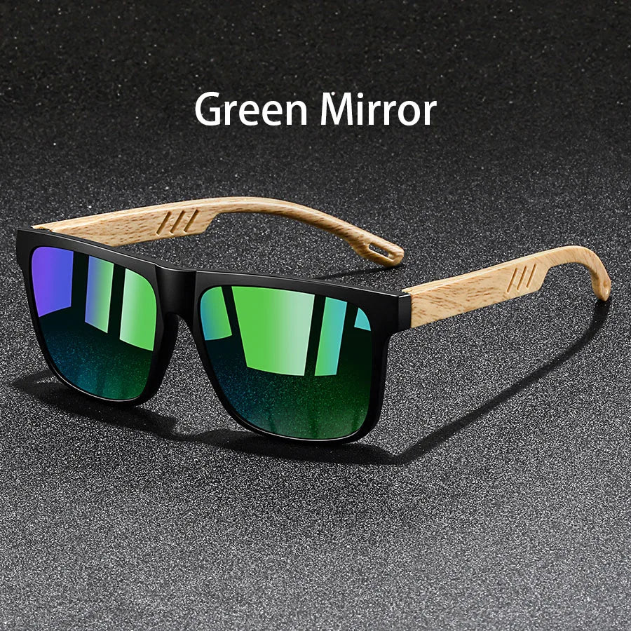 Vintage Square Frame Polarized Sunglasses – UV400 Fashion Eyewear for Men & Women