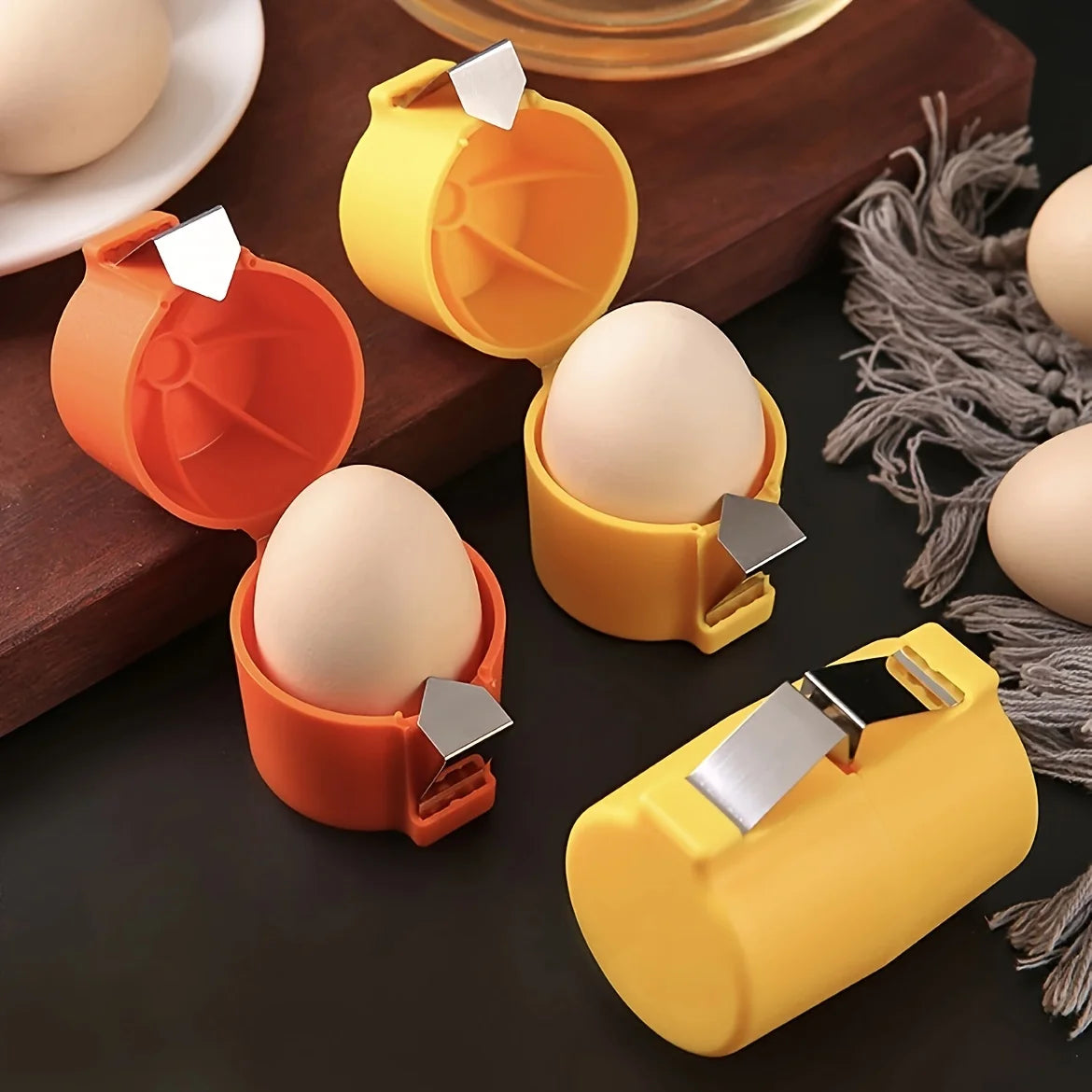 Automatic Electric Egg Opener & Cracker – Quick Shell Remover Kitchen Tool