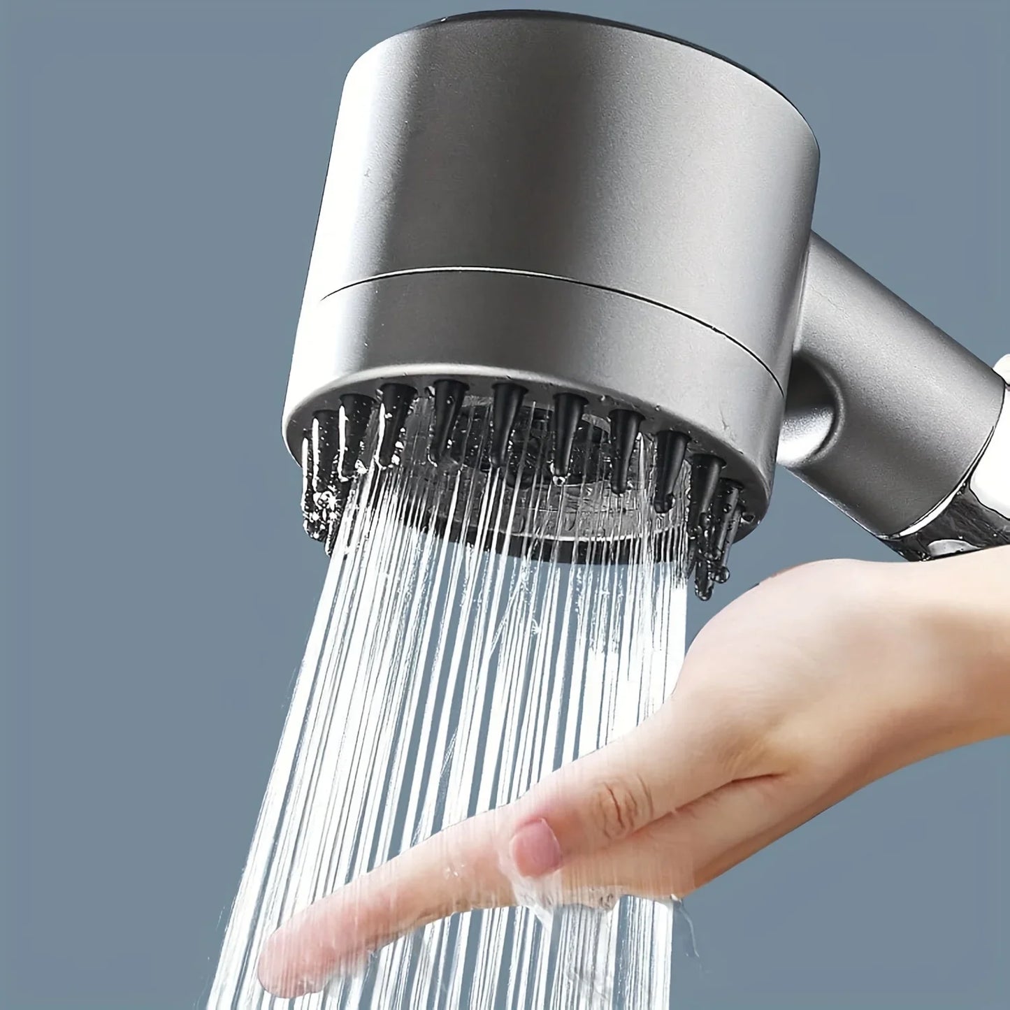 New 2026 High Pressure Shower Head Powerful Boost Filter Handheld Shower Sprayer Bathroom Water Saving Nozzle