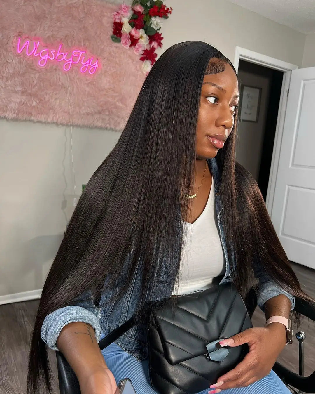 Vietnamese Raw 13X4 Lace Front Wigs For Black Women Remy 30 40 Inch Pre Plucked Bone Straight Human Hair Wigs 13X6 Hd Lace Frontal Wigs