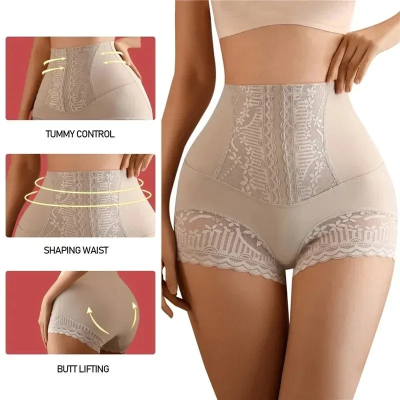 Women's High-Waist Shapewear Panties – Butt Lifter, Tummy Control & Slimming Shorts
