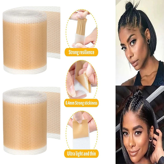 Silicone Wig Lace Tape – Breathable Non-Slip Knot Healer Adhesive Grid for Wigs