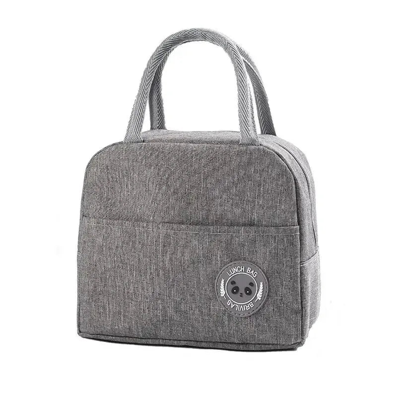Aluminium Foil Insulated Lunch Bag – Thermal Bento Handbag for Students & Work