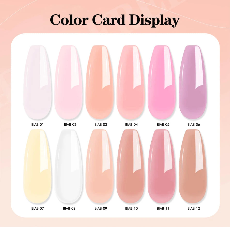 CHUNSHU Hema FREE Construction UV Gel 18ml Builder Nail Gel In A Bottle Semi Permanent Thick Rubber Base Gel Extension Nails Art