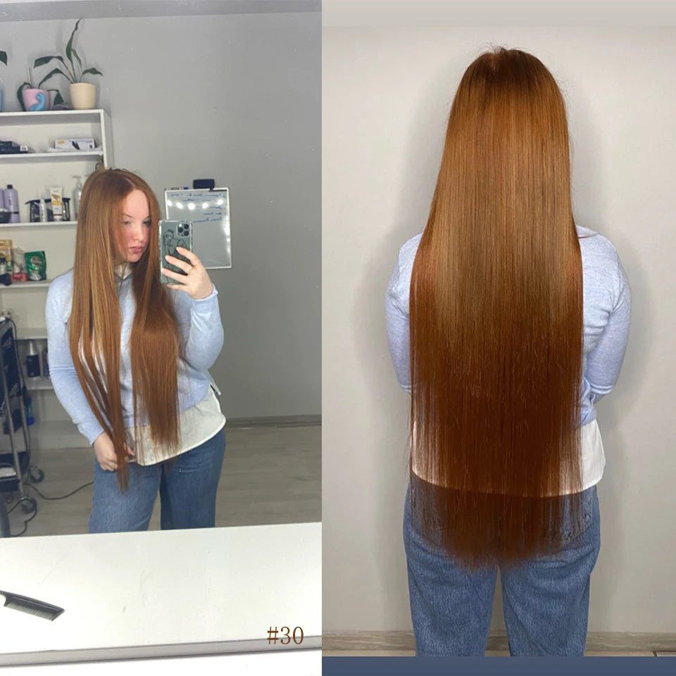 Bone Straight Synthetic Hair Bundles – Natural Super Long Yaki Straight Hair Weaving Extensions